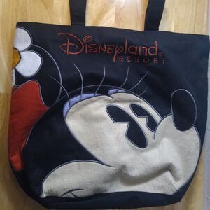 Disneyland Resort Minnie Mouse Zipper Tote Bag